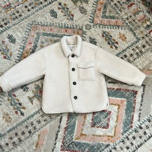 Zara girls 2-3 years cream coat